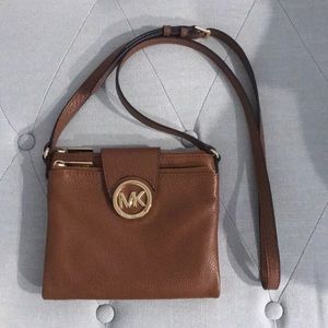 Michael Kors brown crossbody purse